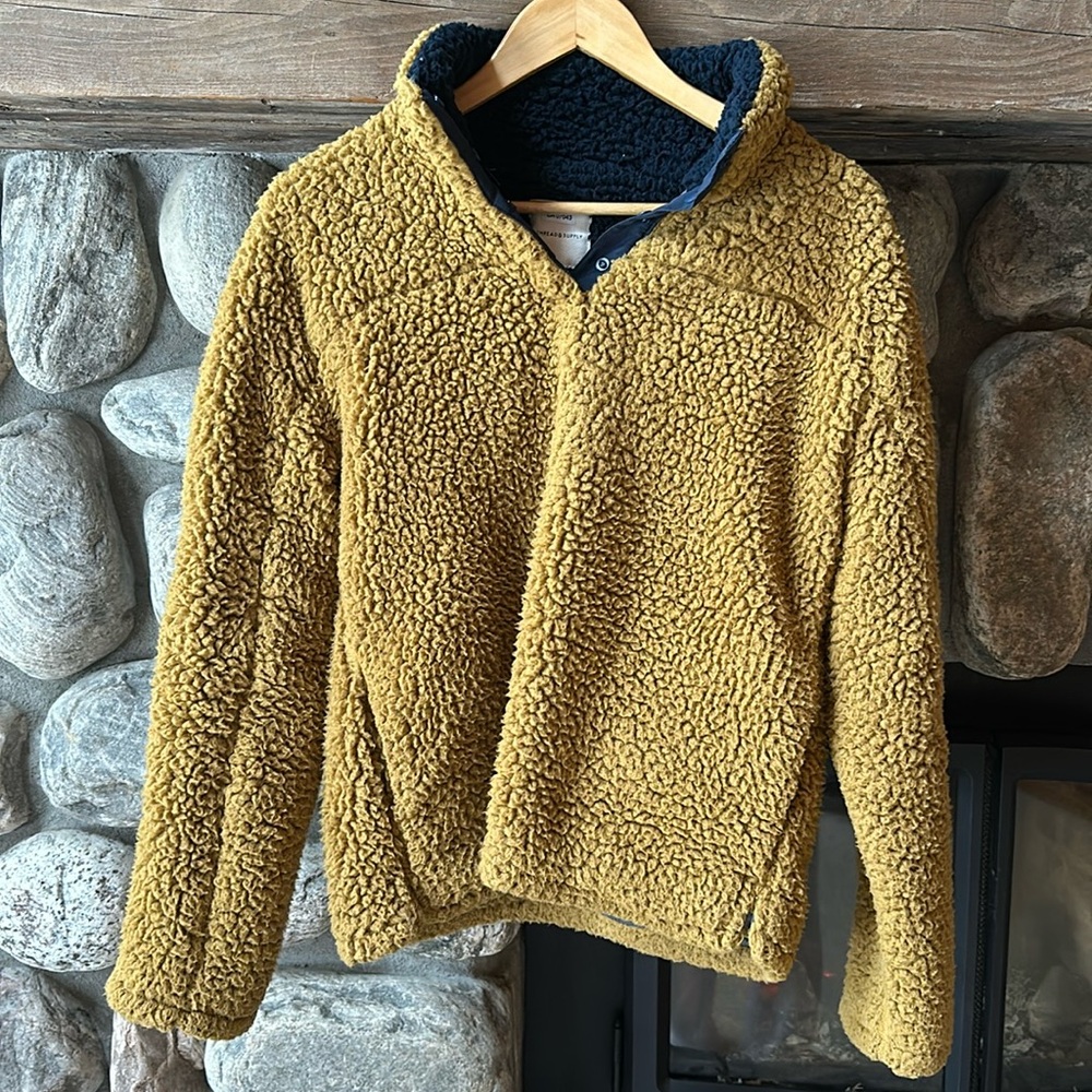 Sherpa sweater quarter zip